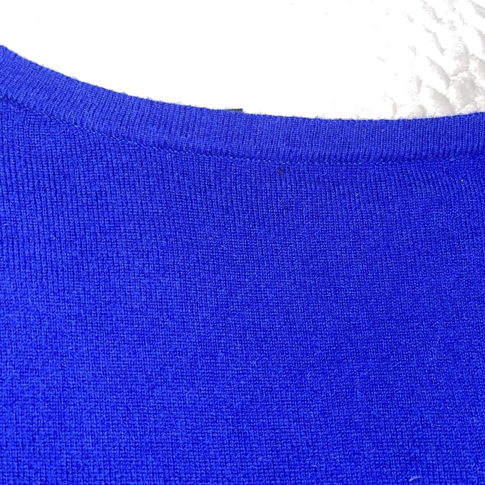 Donna Karan Collection  Blue Oversized Cashmere Sweater /Tunic Size S‎ - Picture 9 of 9